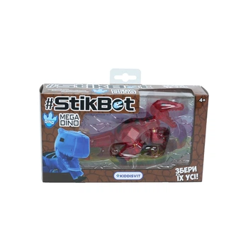 Фигурка для анимации Stikbot Mega Dino Тираннозавр на присосках