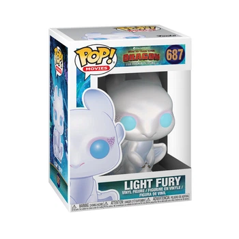 Коллекционная игровая фигурка Как приручить дракона Дневная Фурия - Funko Pop Light Fury