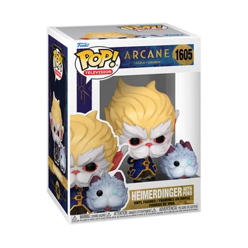 Ігрова фігурка Funko POP! Arcane - Хеймердінгер з Поро Heimerdinger with Poro 9.6 см (8930007510733)