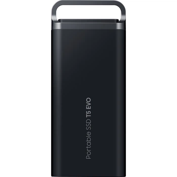 Зовнішній накопичувач SSD Samsung T5 EVO 4TB USB 3.2 Gen 1 Black/Silver (MU-PH4T0S/EU) R 460 МБ/с