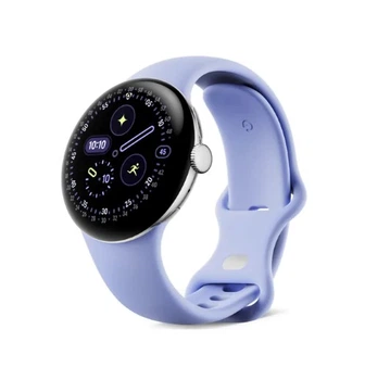 Смарт-часы Google Pixel Watch 4 41mm LTE Polished Silver Aluminum case / Iris Active Band