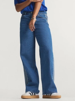 Джинси жіночі Adidas Originals Firebird Track Pant Denim KD2935 26-32 Medium Vintage Denim (4068822923408)