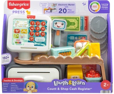 Интерактивная касса Fisher-Price Учись и смейся! JGW98 (194735324545)