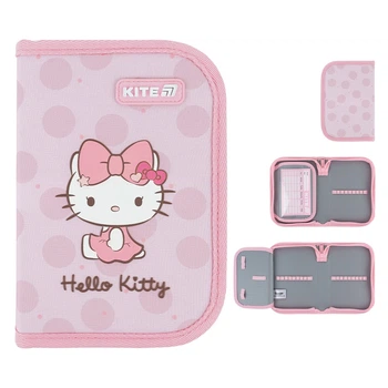 Пенал без наповнення Kite Hello Kitty HK26-621-1, 1 відділення, 1 відворот