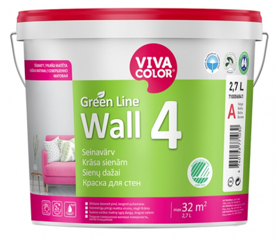 Глубокоматовая краска с бархатным эффектом VivaColor Wall 4 7.2л