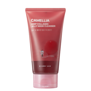 Очищающий гель-маска с экстрактом камелии и коллагеном ROUND LAB Camellia Deep Collagen Jelly Mask Cleanser 150 мл