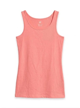 Майка для девочки хлопковая H&M 05001335 158-164см (12-14 лет) Розовая