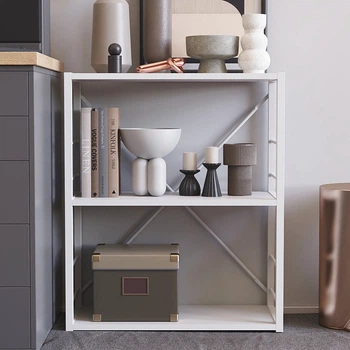 Этажерка 3/60 Ferrum-decor Серии Конект 75x60x28 белый ДСП Белое 16мм (FRD-104260)