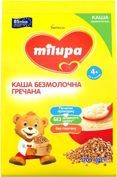 Безмолочна каша Milupa Гречана 170 г (5900852039003)