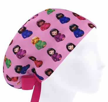 Медицинская шапочка женская HeadwearUniverse универсальная принт Беременная