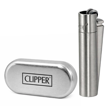 Запальничка Кліппер Metal Clipper Lighter Silver