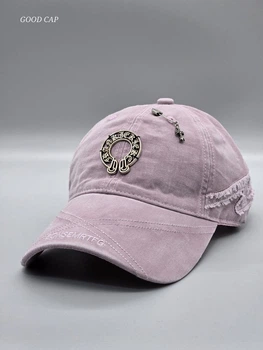 Кепка бейсболка CHROME HEARTS мужская женская Розовый