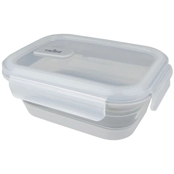 Контейнер Tribe Collapsible Container 800 мл силіконовий T-FF-0028, grey (205229) T-FF-0028-grey