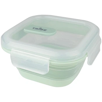 Контейнер Tribe Collapsible Container 500 мл силіконовий T-FF-0027, mint (205231) T-FF-0027-mint