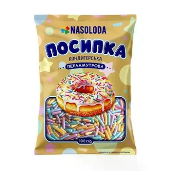 Посыпка цветная сахарная Good Baking перламутровая «Палочка» пакет 100 г