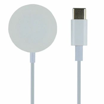 Бездротовий зарядний пристрій Apple Watch магнітне USB-C 1 метр білий ABS пластик алюмінієвий сплав