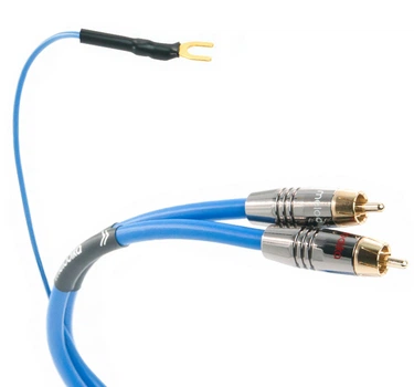 Аудиокабель Melodika Sky Blue Phono Cable 2xRCA - 2x RCA with ground wire 1m (SBPH10)