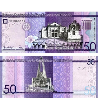Банкнота 50 песо Домініканська республіка 2024 рік UNC