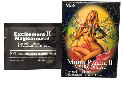 Збудливий порошок для двох Muira Puama II Aphrodisiac 10 пакетиків