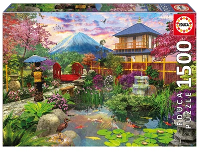 Puzzle Educa Japoński ogród 1500 elementów 112803 (8412668199378)