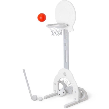 Баскетбольное кольцо 3в1 Rocket Mealux KD-H011 White футбол, гольф