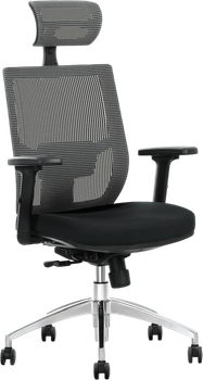 Fotel biurowy Halmar Admiral Popielato-czarny (V-CH-ADMIRAL-FOT)