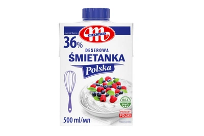 Вершки тваринні Smietanka Mlekovita Polska 36%, 500 мл