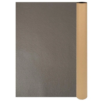 Кожзам самоклеючий 50*137см сірий WHW12594-31GR