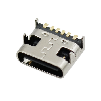 Разъём USB Type-C мама 6 pin для монтажа на плату