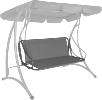 Siedzisko do huśtawki ogrodowej Springos GS1004 110 x 90 cm Szare