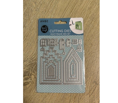 Набір металевих ножів для вирубки AVEC Love2Craft Cutting Dies (Multi Frame Dies Set)