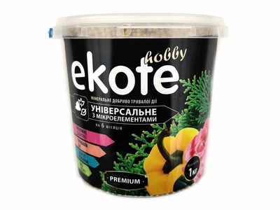 Добриво Еkote Premium універсальне з мікроелементами на 6 місяців 1 кг
