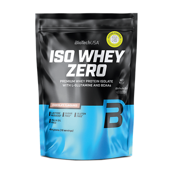 Сироватковий протеїн ізолят BioTechUSA Iso Whey Zero 454 г шоколад