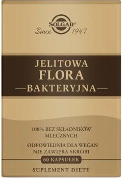 Комплекс пробіотичних бактерій Solgar Jelitowa Flora Bakteryjna 60 капсул (33984007635)