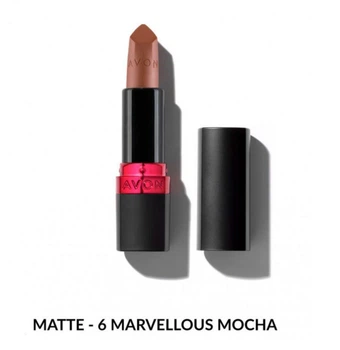 Увлажняющая матовая губная помада Avon Ультра Marvellous Mocha Нежный мокко