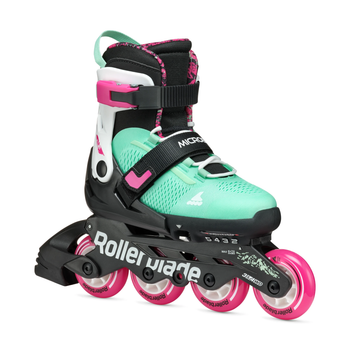 Детские ролики Rollerblade Microblade XT Black/Sea Green 33-36.5 EU