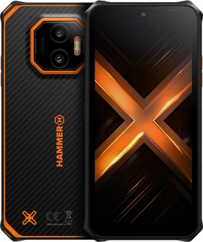 Smartfon Hammer Energy X2 6/128GB Black-Orange (TEL001059)