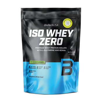 Сироватковий протеїн ізолят BioTechUSA Iso Whey Zero 454 г pistachio