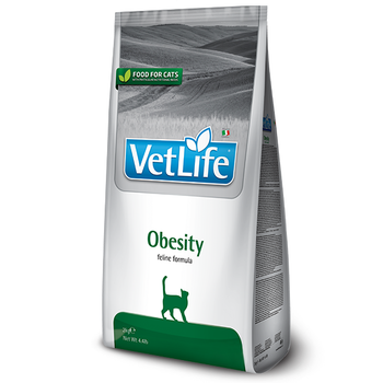 Лікувальний сухий корм Vet Life Obesity для кішок, для зниження зайвої ваги 2 кг