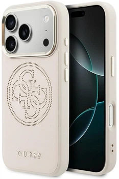 Etui Guess Perforated 4G MagSafe do Apple iPhone 17 Pro Pink (GUHMP17L5PG4SRGP)