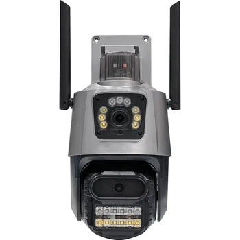 Камера видеонаблюдения PTZ уличная 6 mp wifi ip camera/ IP Wi-Fi камера P11-QQ6 2 независимые объективы lens 3,6mm