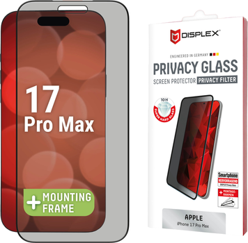 Захисне скло Displex Privacy Screen Protector для Apple iPhone 17 Pro Max (4028778126094)