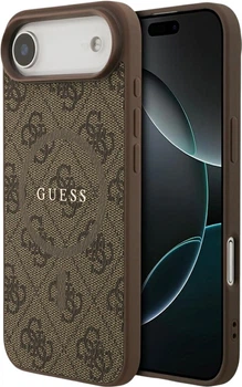 Чохол Guess 4G Ring Classic Logo MagSafe для Apple iPhone Air Brown (GUHMP17MG4GFRW)
