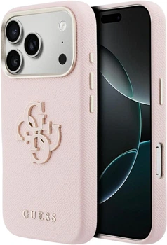 Etui Guess FW Resin Logo do Apple iPhone 17 Pro Max Pink (GUHCP17X5PS4RGGP)