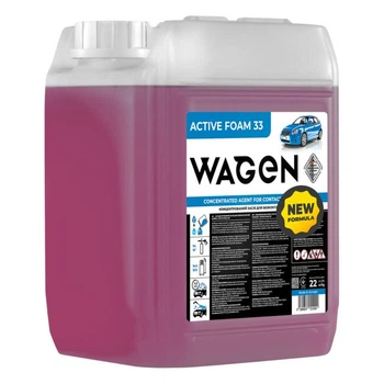 Концентрований засіб для безконтактної мийки WAGEN ACTIVE FOAM 33 NEW FORMULA 22 кг.