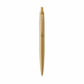 Шариковая ручка Parker "Jotter XL Monochrome Gold" GT BP автоматическая стальной матово-золотой корпус (12 532)