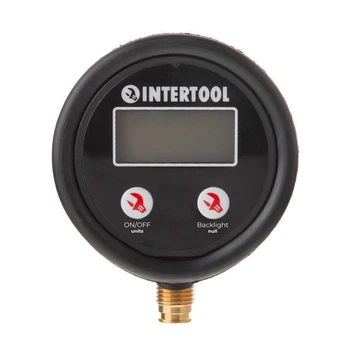 Цифровой манометр к пистолету для подкачки колес INTERTOOL PT-0501