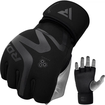 Рукавички Для MMA RDX T15 Noir Inner Gloves Чорний XL (GGN-T15MB-XL)