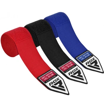 Бинти RDX RB New Professional Boxing Hand Wraps Set Червоний, Чорний, Синій