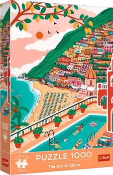Puzzle Trefl The Art of Colour: Positano Włochy 1000 elementów 10895 (5900511108958)